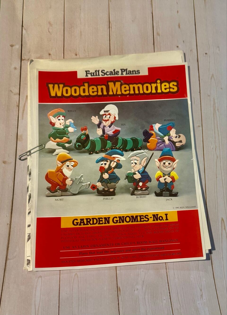 Wooden Memories Full Scale Patterns Booklet Mini-8 Reindeer DIY Scroll Saw Plans